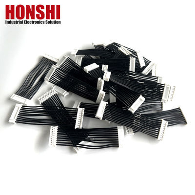 การประกอบสายไฟฟ้าสายสีดํา JST PH 2.0 10 Pin ชาย สาว สับปั๊ก