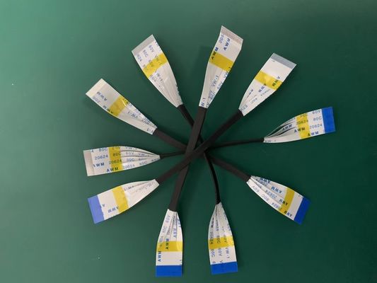 สาย FFC Flat Ribbon Cable UL20624 80c 60v 40 Pin สาย FPC สําหรับรถยนต์
