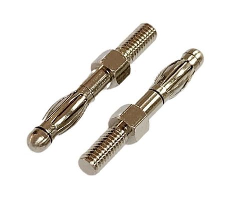 พล็อกกระสุนกล้วย 2.5mm 3.0mm 3.5mm 4.0mm 4.5mm 5.0mm ด้วยปินที่ใช้เครื่อง