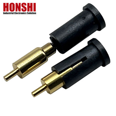 2.8mm โปโก้ ปิน Connector Dip ประเภทททองคํา Plated ทองแดง โปโก้ ปิน