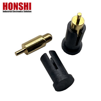 2.8mm โปโก้ ปิน Connector Dip ประเภทททองคํา Plated ทองแดง โปโก้ ปิน