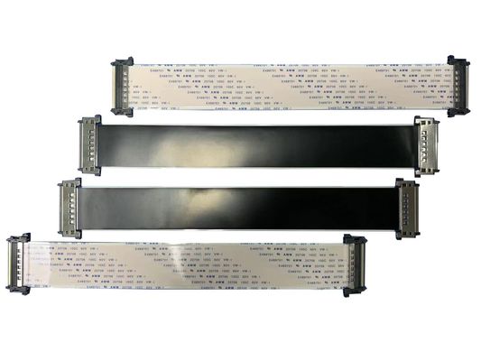 ทองเหลือง Plated ทองเหลือง Flat Flex Lvds Cable Airbag Vw 41pin สาย FFC 20cm