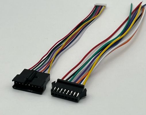 สามารถปรับแต่ง JST SM2.5 8 Pin Connector ประกอบการประกอบสายไฟฟ้า ul1007 24awg