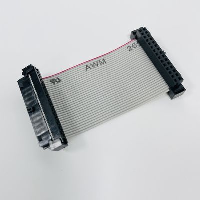 10 - 64 Pin Flat Cable 1.27x2.54mm Pitch IDC Connector แผนงานเคเบิลริบบอนแบน