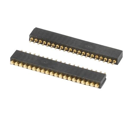 1.27 มิลลิเมตร H3.8 มิลลิเมตร Pogo Pin Connector ทองแดง C6801 วัสดุ 12 Pin Connector ด้วยความแม่นยํา