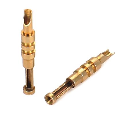 ความแม่นยําสูงทองแดงการตั้งตําแหน่ง Dowel Pin CNC อะไหล่หมุนการทํางาน