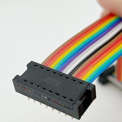 DIP 2.54x7.62mm สายเคเบิลเรียบ สายไฟฟ้าไปยังพานเชื่อม สายไฟฟ้าเรียบ