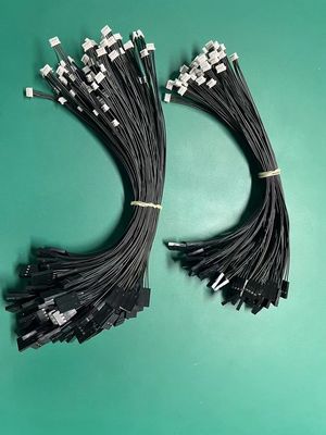 ความยาวที่กําหนดเอง สายไฟฟ้าสายพาน Dupont 4 Pin ไปยัง JST SH 1.0 4 Pin Connector