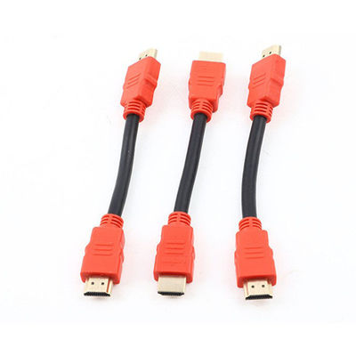 การประกอบสายเคเบิลทองคํา 4K HDTVI 1.4 2.0 สายเคเบิล 30AWG สําหรับ PC TV