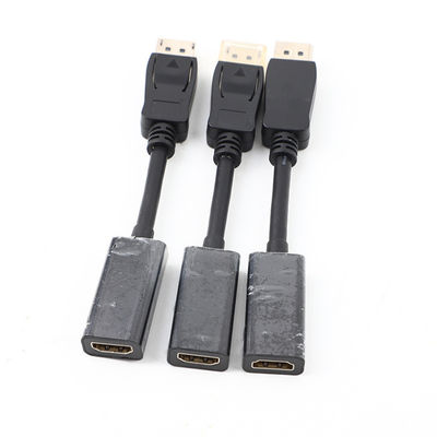 การประกอบสายเคเบิลทองคํา 4K HDTVI 1.4 2.0 สายเคเบิล 30AWG สําหรับ PC TV
