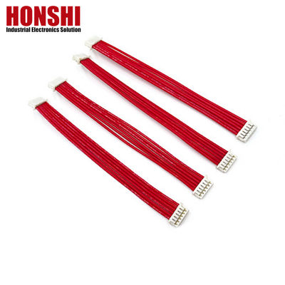 JST ZH1.5 Connector 1571 Wire Harness Assembly 26 - 30AWG ทองเหลืองเคลือบ
