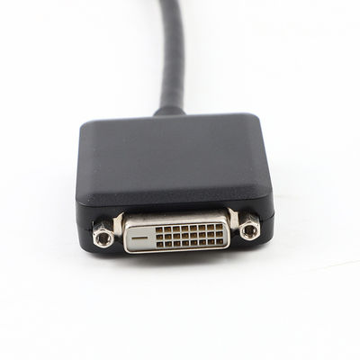 DP เพศชายไป DVI เพศหญิงแอดป์เตอร์เคเบิล 200 มม ทอง Palted สําหรับ PC TV การเชื่อมต่ออิเล็กทรอนิกส์