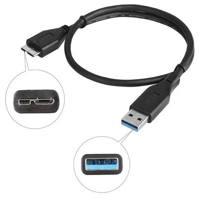 การชาร์จเร็ว การถ่ายทอดข้อมูล สาย USB 28AWG สายข้อมูล ความยาวตามต้องการ