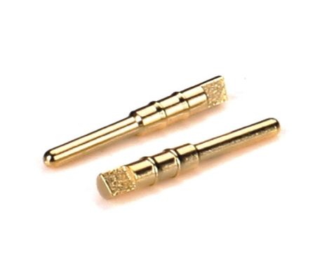 ทองคํา Plating ทองแดง CNC เครื่องแปรรูป Pin ความแม่นยําสูงพีนทองแดง Connector
