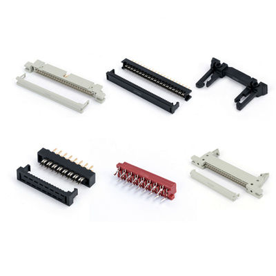 การประกอบสายเคเบิล IDC 26 ปิน Flat Ribbon พร้อมการบรรเทาความเครียดและ IDC 2.54 มิลลิเมตรสู่ IDC Socket