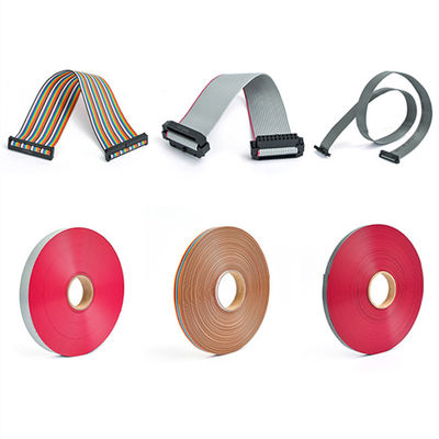 การประกอบสายเคเบิล IDC 26 ปิน Flat Ribbon พร้อมการบรรเทาความเครียดและ IDC 2.54 มิลลิเมตรสู่ IDC Socket