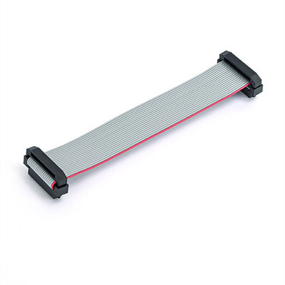 2.0 มิลลิเมตร Flat Ribbon Cable Assembly IDC TO IDC 20Pin Socket กับ UL2651 28awg