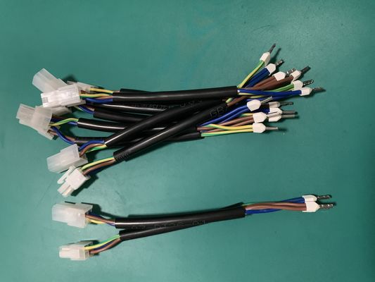 หน่วยประกอบสายสายปลาย 18 - 26Awg JST Connector To 4.8mm 6.3mm Y Terminal