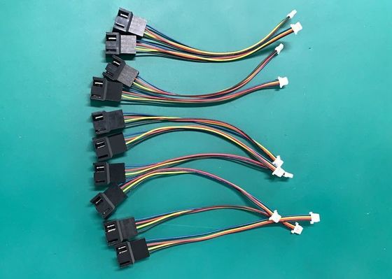 หน่วยประกอบสายสายปลาย 18 - 26Awg JST Connector To 4.8mm 6.3mm Y Terminal