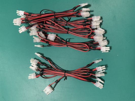 หน่วยประกอบสายสายปลาย 18 - 26Awg JST Connector To 4.8mm 6.3mm Y Terminal