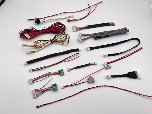 หน่วยประกอบสายสายปลาย 18 - 26Awg JST Connector To 4.8mm 6.3mm Y Terminal