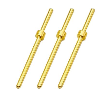 เครื่องเชื่อม เครื่องแปรรูป 2.0x18.5mm ทอง Plated ปินปลาย ทองแดง ปินจุดติดต่อ