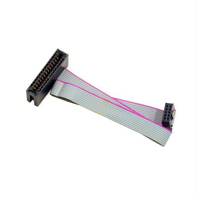 2.54mm IDC ซ็อคเก็ต To Male Connector 2row 14Contacts แผ่นคลิปคลิปคลิป
