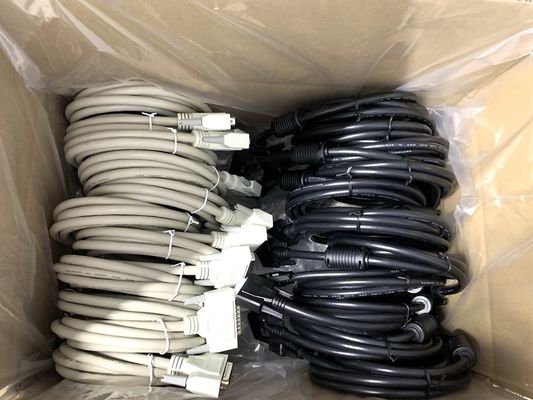HPDB 100 Pin MDR Connector SCSI Cable Assembly สายดําที่มีวัสดุติดต่อทองแดง