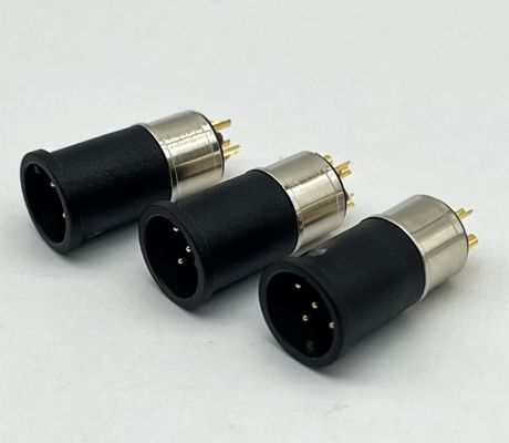M12 5 ปิน เพศหญิงและเพศชาย แพเนล Mount Multi Pin สายเชื่อมเคเบิลวงกลม กันน้ํา