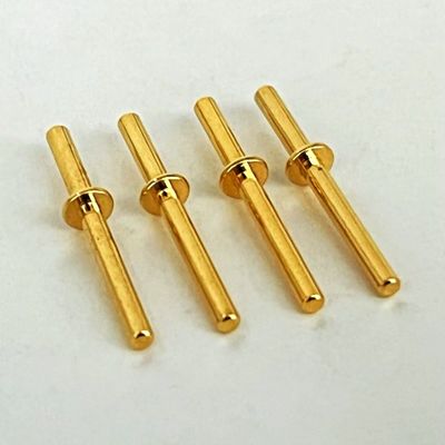 ทอง Plating ทองแดงหมุนหมุน 1.6x20mm สําหรับ CNC ศูนย์การแปรรูปตั้ง