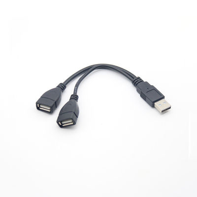 USB 2.0 Splitter A Male To Female Micro B USB C C Cable ทองเคลือบสําหรับโทรศัพท์มือถือ