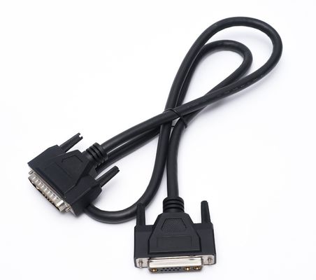 สายด่วน D Sub 13W3 เครื่องเชื่อมพลังงาน ป้องกัน DB9 DB15 สายด่วนชายสู่หญิง
