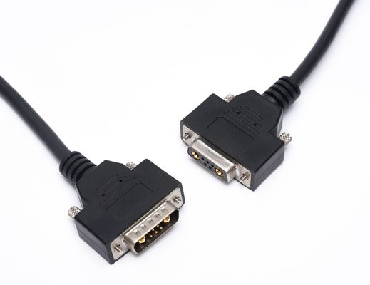 สายด่วน D Sub 13W3 เครื่องเชื่อมพลังงาน ป้องกัน DB9 DB15 สายด่วนชายสู่หญิง