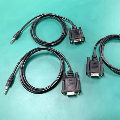 อิเล็กทรอนิกส์ โมลด์เคเบิลการประกอบ ชายไปยังชาย หญิง DB Cable ไปยัง 9 Pin D SUB Cable