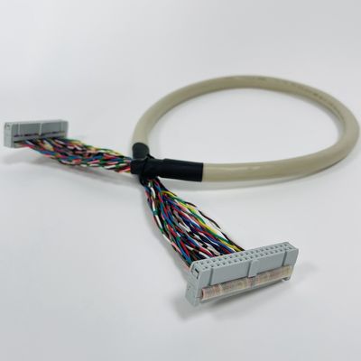 UL20706 IDC คาเบลกลม 34pin 40pin Pitch 2.54mm IDC เครื่องเชื่อมสําหรับอิเล็กทรอนิกส์