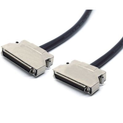MDR PCB สายเชื่อม SCSI สายตรง 14 20 26 36 50 Pin 68 Pin 100 Pin