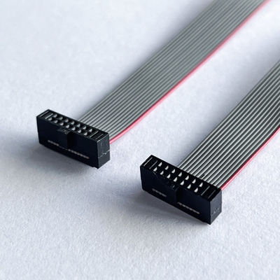 1.27 มิลลิเมตร Flat IDC Cable 10 Pin - 100 Pin Ribbon Cable Assembly ความยาวที่กําหนดเอง