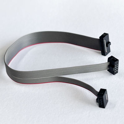 1.27 มิลลิเมตร Flat IDC Cable 10 Pin - 100 Pin Ribbon Cable Assembly ความยาวที่กําหนดเอง