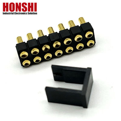 2.54mm ไฮคอร์นต์ โปโก้ พิน คอนเนคเตอร์ หญิง 2x7P ทอง H2.5 SMT ประเภทสําหรับ PCB