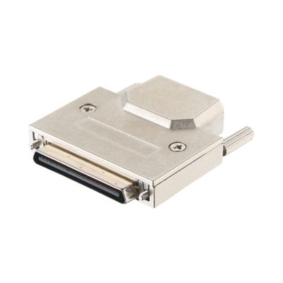 วัสดุกระเป๋าเหล็กผสมซีนก 68 Pin SCSI Connector Solder ประเภท VHDCI HPCN เพศชาย
