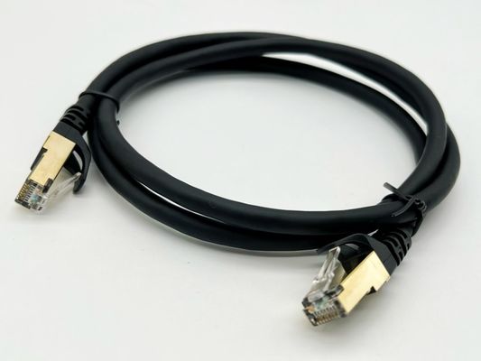 RJ45 SFTP เครือข่ายเคเบิล Cat5e Cat6a Cat7 Cat8 UTP เคเบิลในเครือข่ายคอมพิวเตอร์