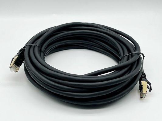 RJ45 SFTP เครือข่ายเคเบิล Cat5e Cat6a Cat7 Cat8 UTP เคเบิลในเครือข่ายคอมพิวเตอร์