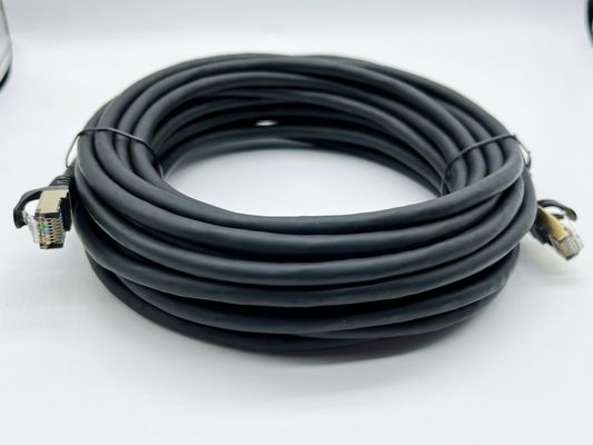 RJ45 SFTP เครือข่ายเคเบิล Cat5e Cat6a Cat7 Cat8 UTP เคเบิลในเครือข่ายคอมพิวเตอร์