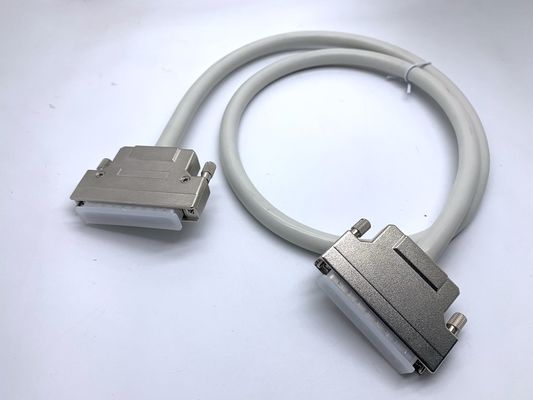 สายเชื่อม SCSI สีเทาตามสั่ง สาย 68 Pin 100 Pin สายชาย Ul20276 สาย 28awg
