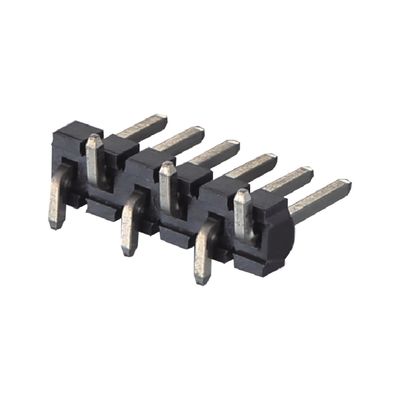 3.96 มิลลิเมตร Plated ทอง PCB Pin Header Connector สายเดียว SMT ประเภท 2 - 20 Pin H3.2 มิลลิเมตร