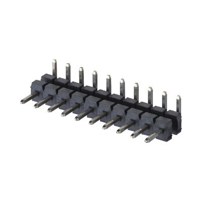 3.96 มิลลิเมตร Plated ทอง PCB Pin Header Connector สายเดียว SMT ประเภท 2 - 20 Pin H3.2 มิลลิเมตร