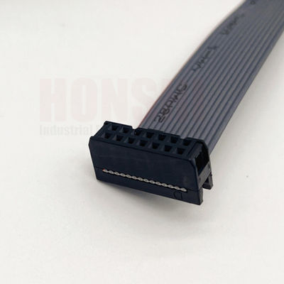 อิเล็กทรอนิกส์แบนเคเบิล 2.54 มม Pitch IDC แบนริบบอนเคเบิล Connector สีที่กําหนดเอง