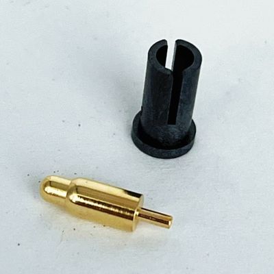 Dia 2.8mm ผู้ชาย Pogo Pin Connector ความยาว 10.2mm Dip ประเภทสปริง Loaded Pogo Pin