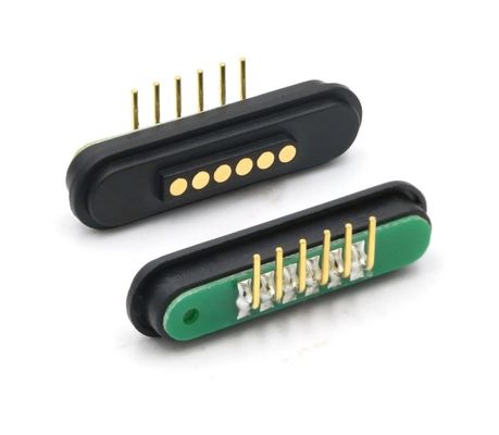 เครื่องเชื่อมแม่เหล็ก 6 ต้น Pogo Pin 3a เครื่องเชื่อมการชาร์จพลังงานแบบกันน้ํา