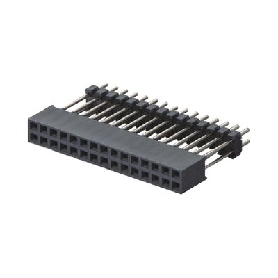 2.0mm Pitch Dual Row 180 องศา Board To Board Connector เครื่องเชื่อมหัวสปินหญิง